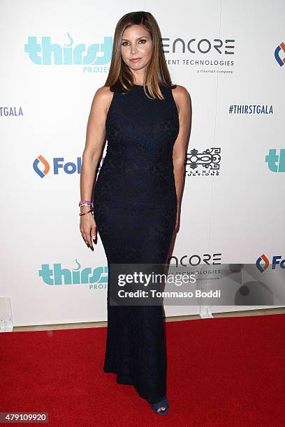 Actress Charisma Carpenter attends the 6th Annual Thirst Gala held at The Beverly Hilton Hotel on June 30, 2015 in Beverly Hills, California.