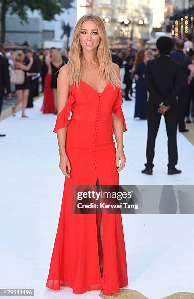 Lauren Pope attends the European Premiere of "Magic Mike XXL" at Vue West End on June 30, 2015 in London, England.