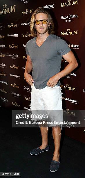 Alex Hafner attends dipping party by Magnum photocall on June 30, 2015 in Madrid, Spain.