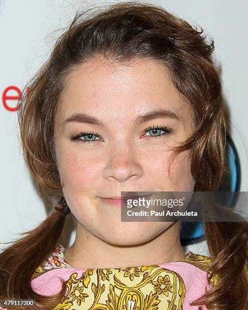 Actress Lenay Dunn attends the Spychatter App Launch Party at The Argyle Night Club on June 30, 2015 in Hollywood, California.