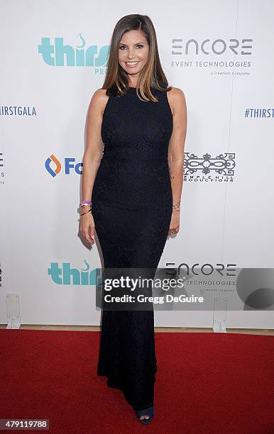 Actress Charisma Carpenter arrives at the 6th Annual Thirst Gala at The Beverly Hilton Hotel on June 30, 2015 in Beverly Hills, California.