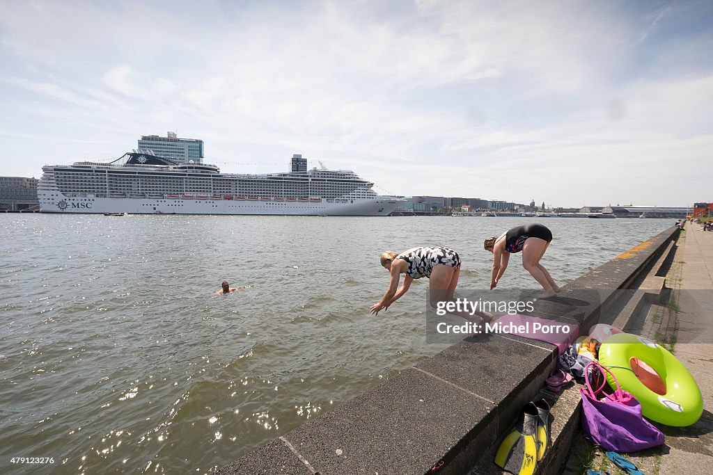 Europe Basks In A Heatwave