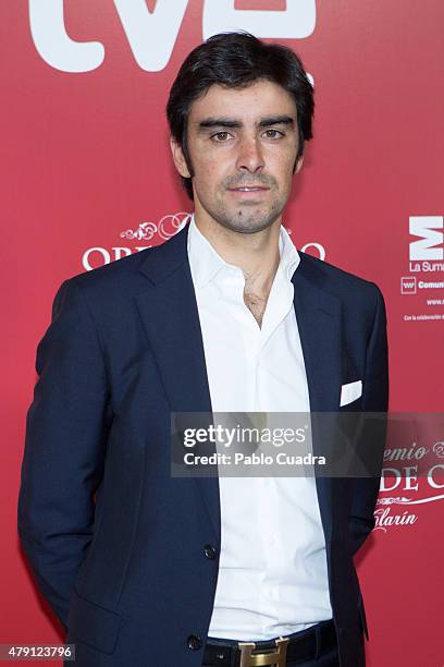 Bullfighter Miguel Angel Perera attends the 'Oreja de Oro' awards at Las Ventas Bullring on July 1, 2015 in Madrid, Spain.