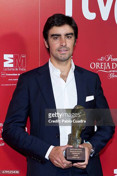 Bullfighter Miguel Angel Perera attends the 'Oreja de Oro' awards at Las Ventas Bullring on July 1, 2015 in Madrid, Spain.
