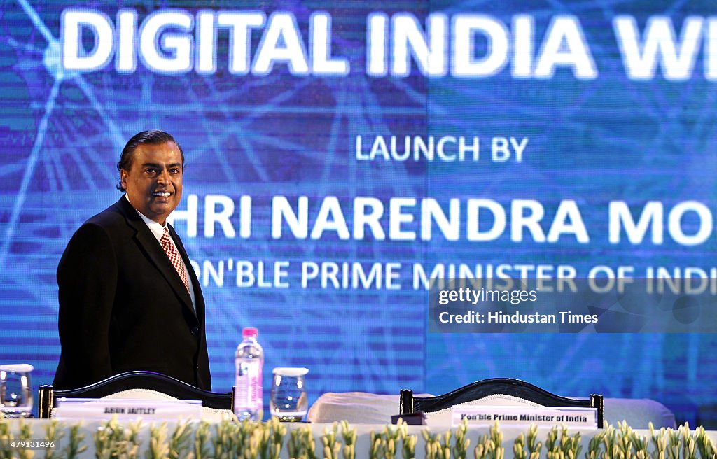 Prime Minister Narendra Modi Launches Digital India Week