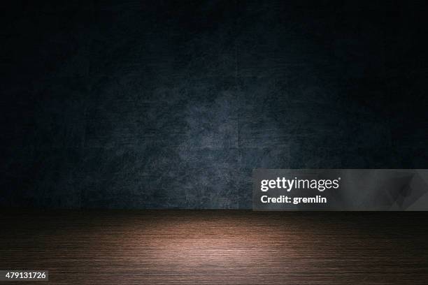 room background, hardwood floor, stone wall - wood floor stockfoto's en -beelden