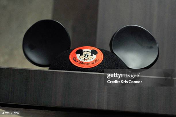 The Mouseketeer Beanie is on display during the grand opening of National Museum Of American History's Innovation Wing at the National Museum Of...