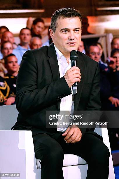 Doctor Patrick Pelloux attends the 'Une Nuit avec la Police et la Gendarmerie' : France 2 TV Show. Held at Ministere de l'Interieur in Paris on June...