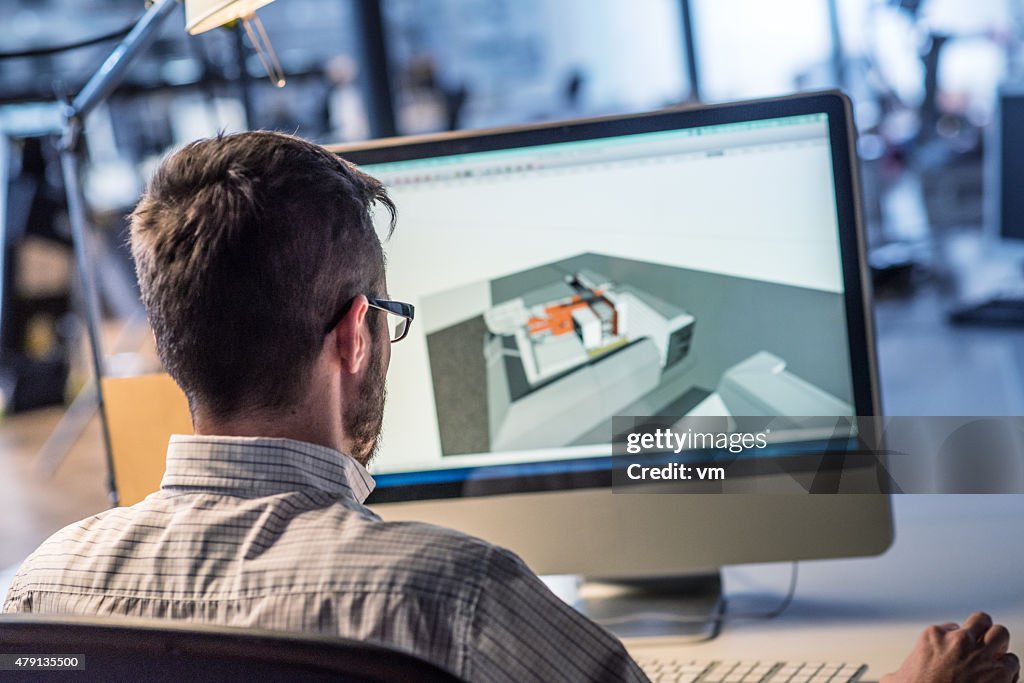 Architects Using Computer Architect Working On Computer High-Res Stock Photo - Getty Images