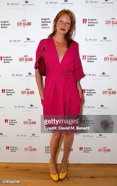 Olivia Inge attends as Eco World Ballymore welcomes English National Ballet to its new home on London City Island on July 1, 2015 in London, United...