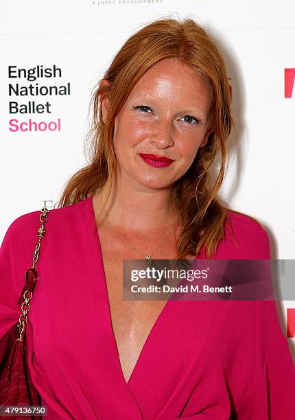 Olivia Inge attends as Eco World Ballymore welcomes English National Ballet to its new home on London City Island on July 1, 2015 in London, United...