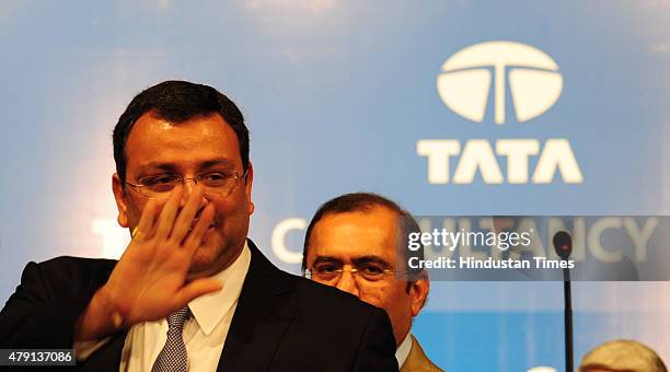 Chairman of Tata Sons, Cyrus Mistry during the AGM of Tata Consultancy Services at Birla Matoshree on June 30, 2015 in Mumbai, India. Country's...