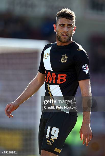 Ben Williamson of Port Vale in action during the Sky Bet League One match between Coventry City and Port Vale at Sixfields Stadium on March 16, 2014...