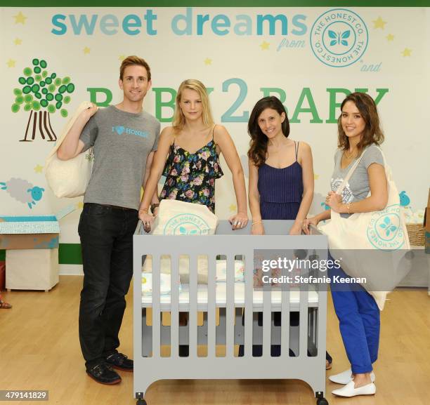 Co-Founder of The Honest Company Christopher Gavigan, Co-President of Baby2Baby Kelly Sawyer, Co-President of Baby2Baby Norah Weinstein and...