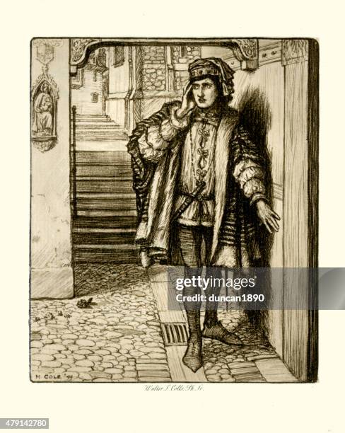 rime of the ancient mariner - hath been stunned - tailor stock illustrations