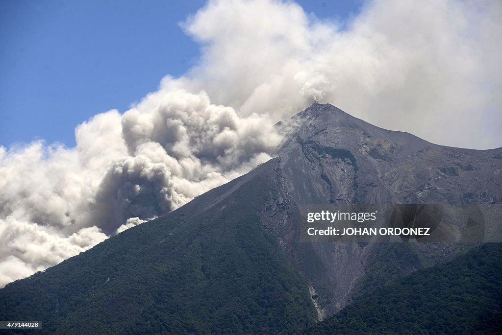 GUATEMALA-VOLCANO-FUEGO