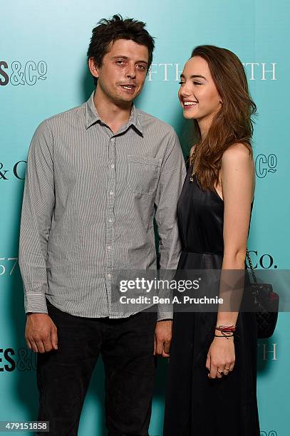 Fenton Bailey arrives at the Tiffany & Co. Immersive exhibition 'Fifth & 57th' at The Old Selfridges Hotel on July 1, 2015 in London, England.