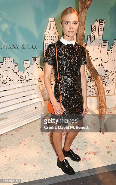 Florrie attends the Tiffany & Co. Immersive exhibition 'Fifth & 57th' at The Old Selfridges Hotel on July 1, 2015 in London, England.