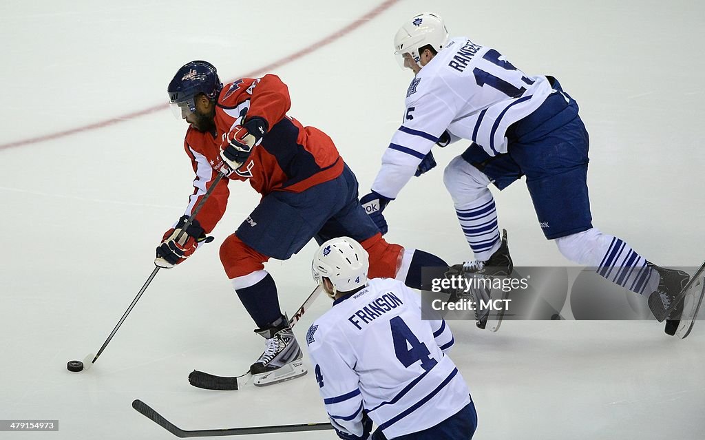 NHL: Maple Leafs v Capitals