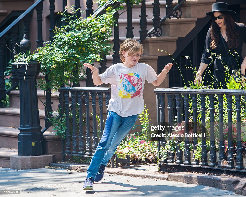 Celebrity Sightings In New York City - July 01, 2015