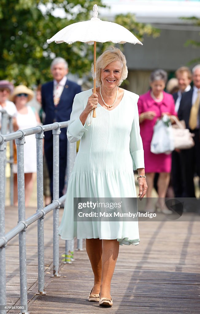 The Duchess Of Cornwall Visits The Hampton Court Flower Show