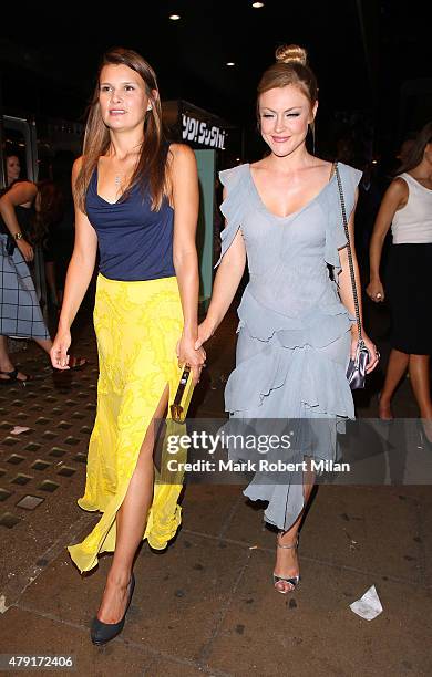 Camilla Kerslake attending the Tiffany & Co. Exhibition 'Fifth And 57th' Opening Night on July 1, 2015 in London, England.