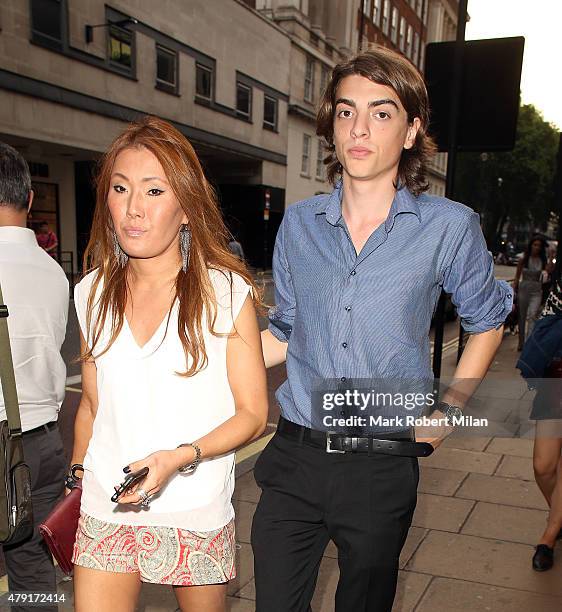 Sasha Bailey attending the Tiffany & Co. Exhibition 'Fifth And 57th' Opening Night on July 1, 2015 in London, England.