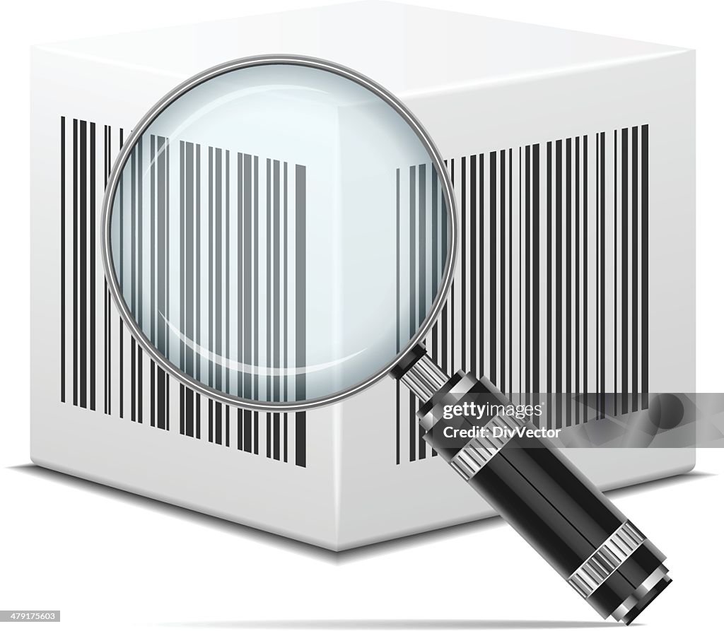 Scannen den Strichcode