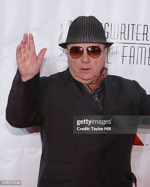 Van Morrison attends the Songwriters Hall Of Fame 46th Annual Induction And Awards at Marriott Marquis Hotel on June 18, 2015 in New York City.
