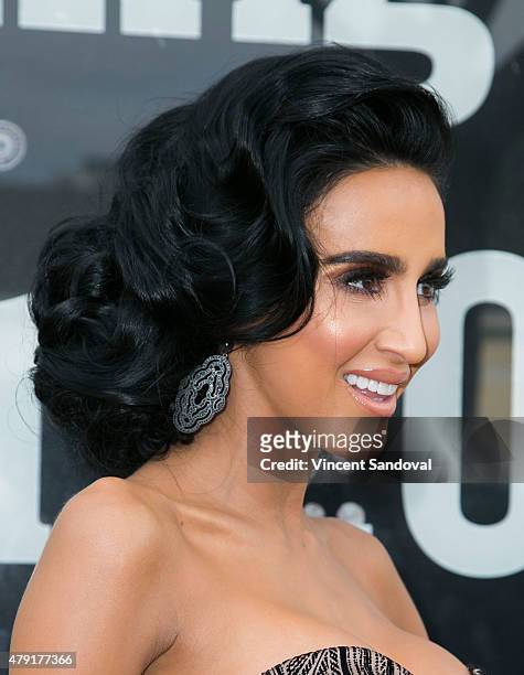 Tv personality Lilly Ghalichi attends the grand opening of Anil Arjandas Jewels Los Angeles Boutique on July 1, 2015 in West Hollywood, California.
