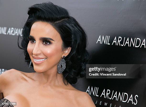 Tv personality Lilly Ghalichi attends the grand opening of Anil Arjandas Jewels Los Angeles Boutique on July 1, 2015 in West Hollywood, California.