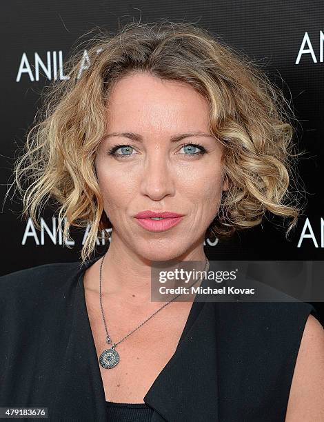 Actress Sanny Van Heteren attends the Anil Arjandas Jewels US Flagship Store Opening on July 1, 2015 in West Hollywood, California.