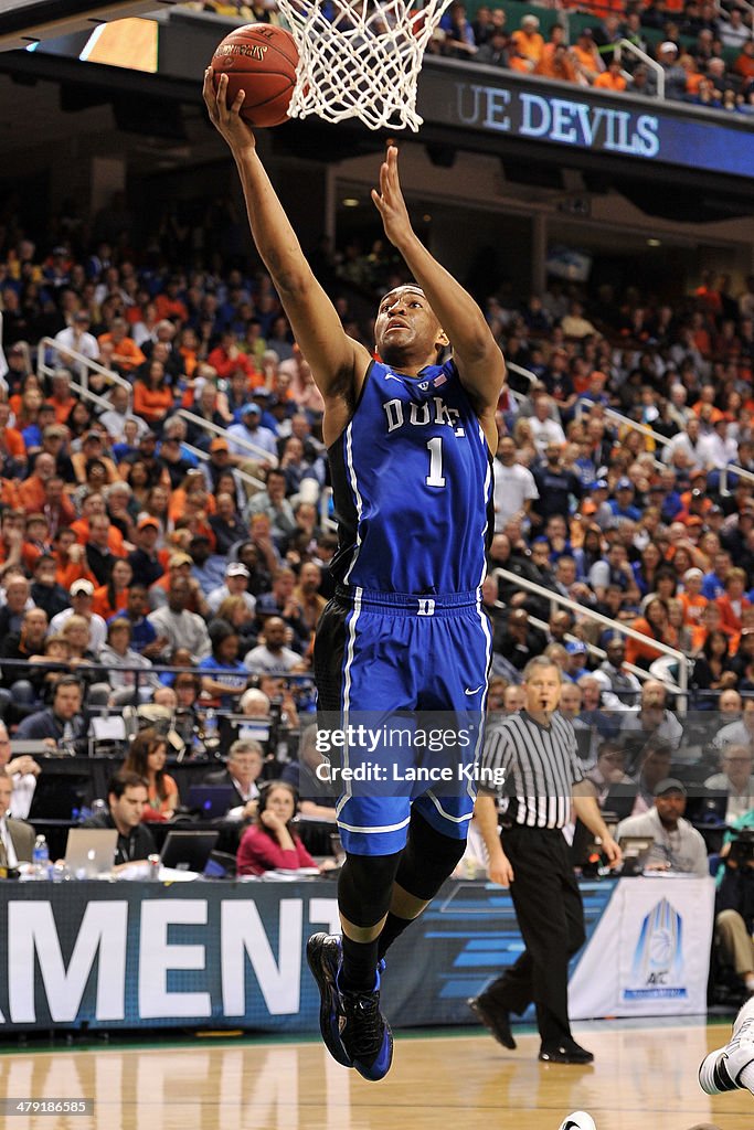 ACC Basketball Tournament - Duke v Virginia