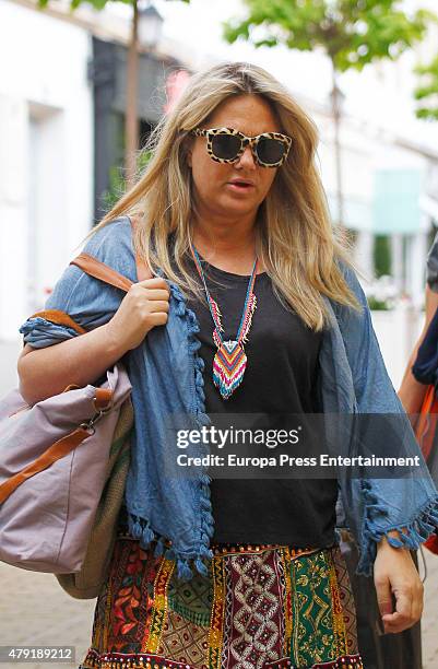 Isabel Sartorius is seen on June 15, 2015 in Madrid, Spain.