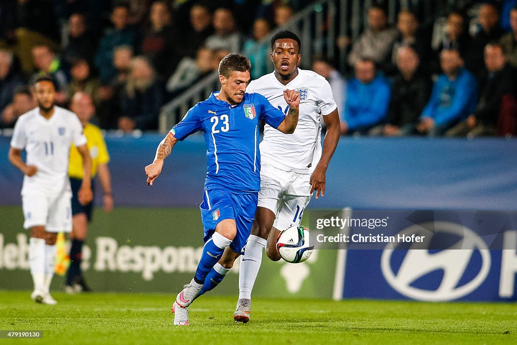 England v Italy - UEFA Under21 European Championship 2015