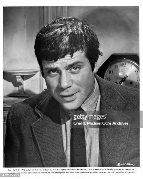 Actor Oliver Reed poses for the Columbia Picture movie "Take a Girl Like You" circa 1970.