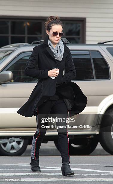 Olivia Wilde is seen on November 18, 2012 in New York City.