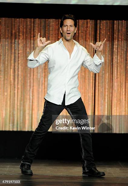 Actor Henry Ian Cusick appears onstage at The Paley Center Media's PaleyFest 2014 Honoring "Lost" 10th Anniversary Reunion at the Dolby Theatre on...