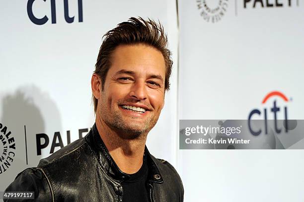 Actor Josh Holloway arrives at The Paley Center Media's PaleyFest 2014 Honoring "Lost" 10th Anniversary Reunion at the Dolby Theatre on March 16,...