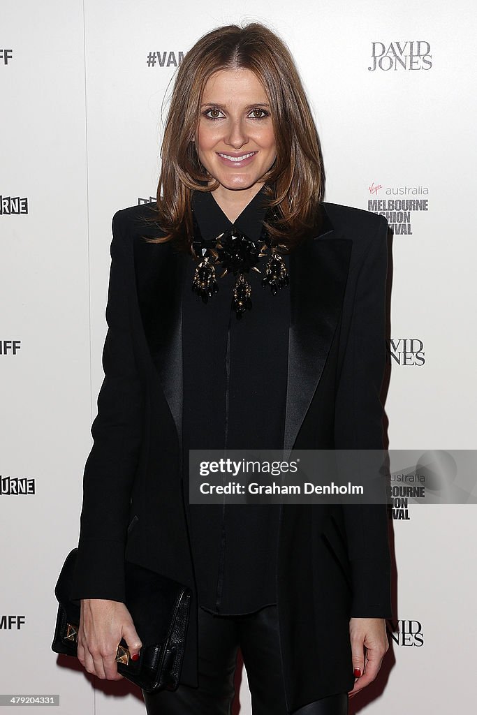 David Jones - Arrivals - Melbourne Fashion Festival 2014