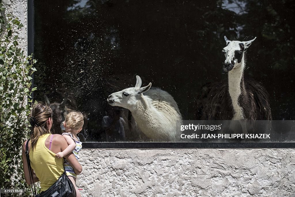 FRANCE-WEATHER-ZOO