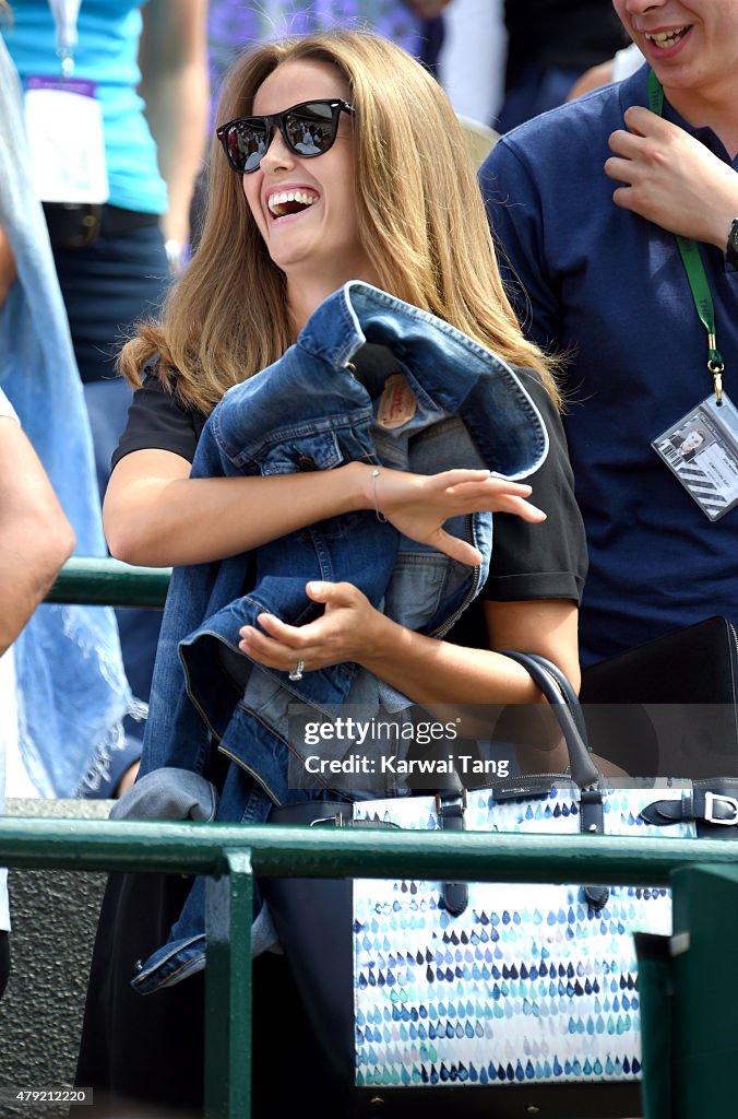 Celebrities At Wimbledon 2015