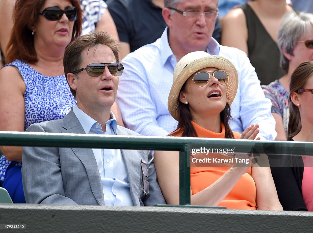 Celebrities At Wimbledon 2015