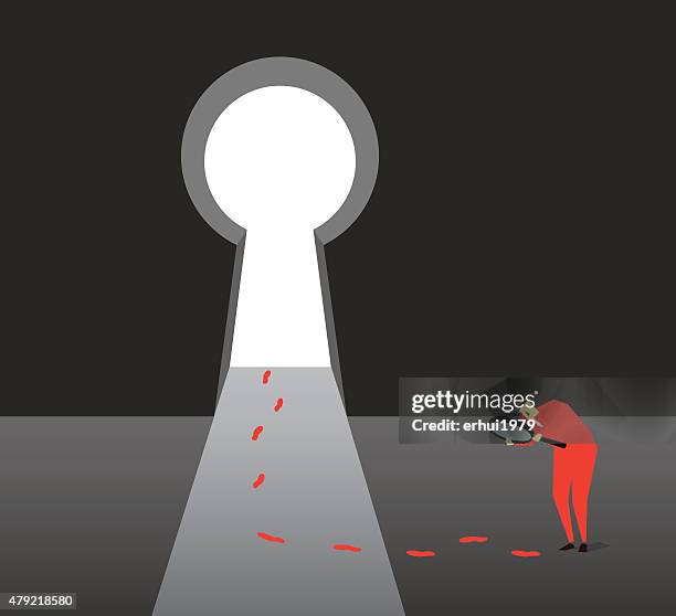 entrance - man walking through door stock illustrations