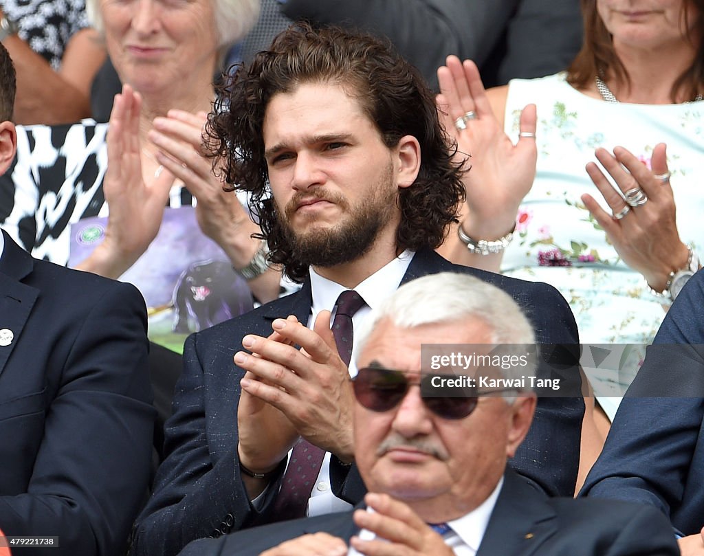 Celebrities At Wimbledon 2015