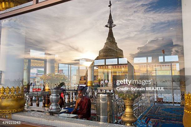 Kyaiktiyo also called the golden rock is a well-known Buddhist pilgrimage site in Mon State, Myanmar.