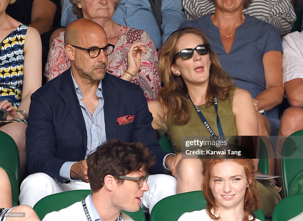 Celebrities At Wimbledon 2015