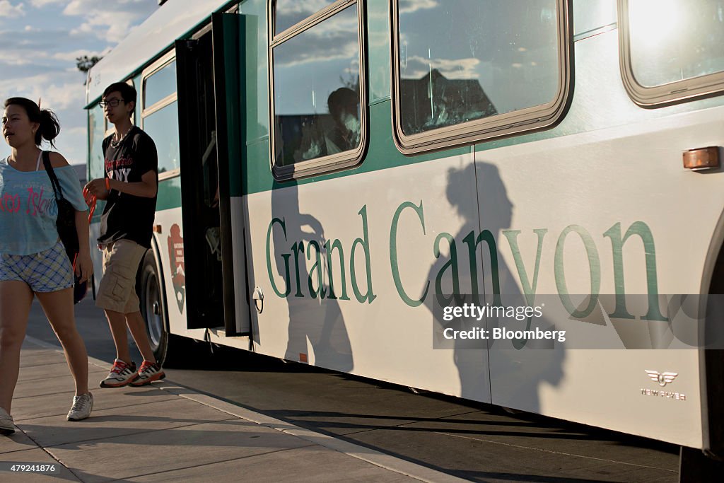 Views Of Grand Canyon National Park As Tourism Rises