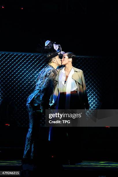 Singer Anthony Wong holds concert on Sunday March 16,2014 in Hogn Kong,China.