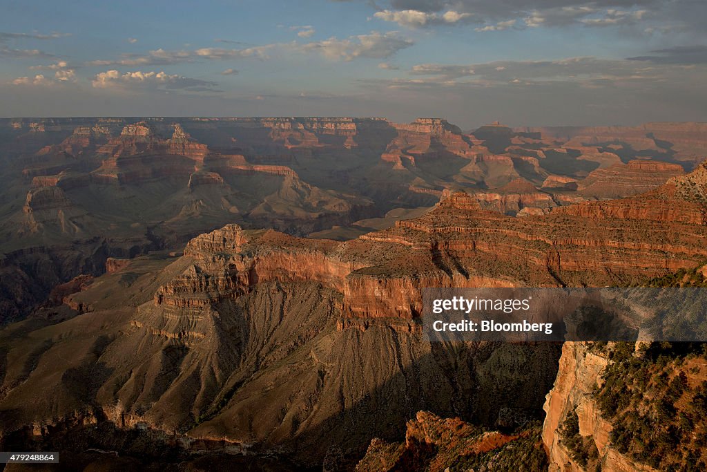 Views Of Grand Canyon National Park As Tourism Rises